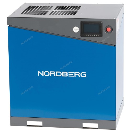 Компрессор винтовой, 22кВт, 15Бар, 2200л/мин, IP55, без ресивера NORDBERG NCA30