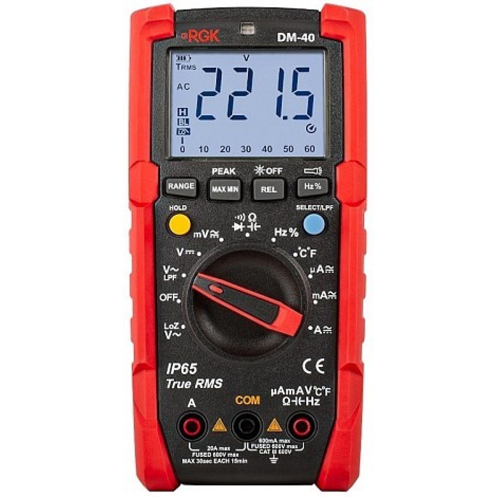 Цифровой мультиметр RGK DM-40