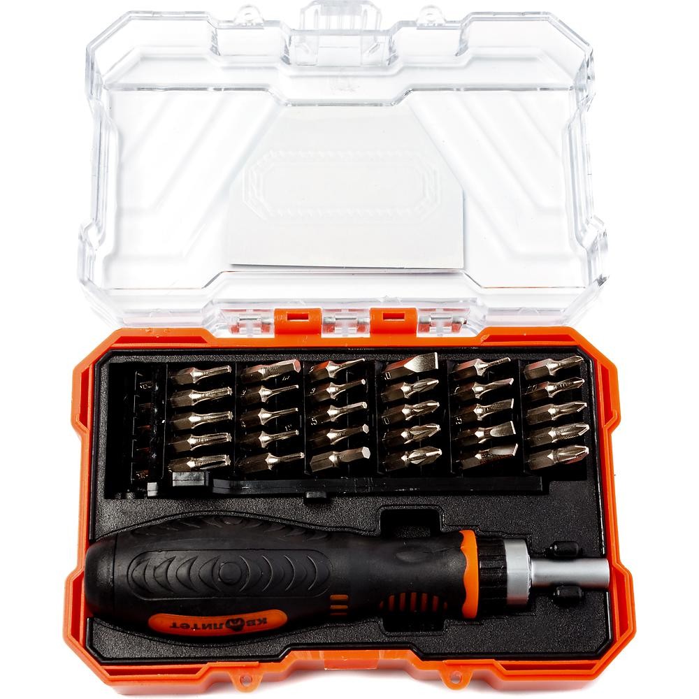 Набор отвертка с битами Квалитет "Сделай сам" 31 предмет НОБ-31