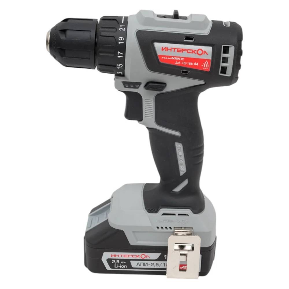 Аккумуляторная дрель-шуруповерт ИНТЕРСКОЛ ДА-10/18В(709.1.2.70)