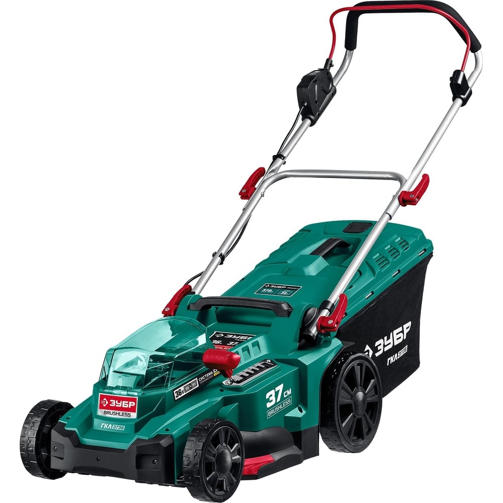 Аккумуляторная газонокосилка ЗУБР ГКЛ-3736 (без акк, без з/у)