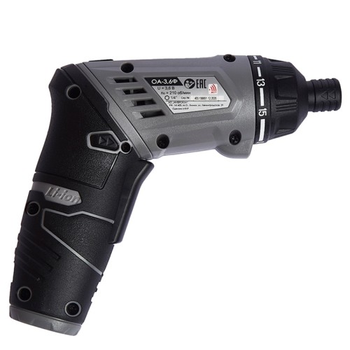 Аккумуляторная отвертка ИНТЕРСКОЛ ОА-3.6Ф 433.0.1.00