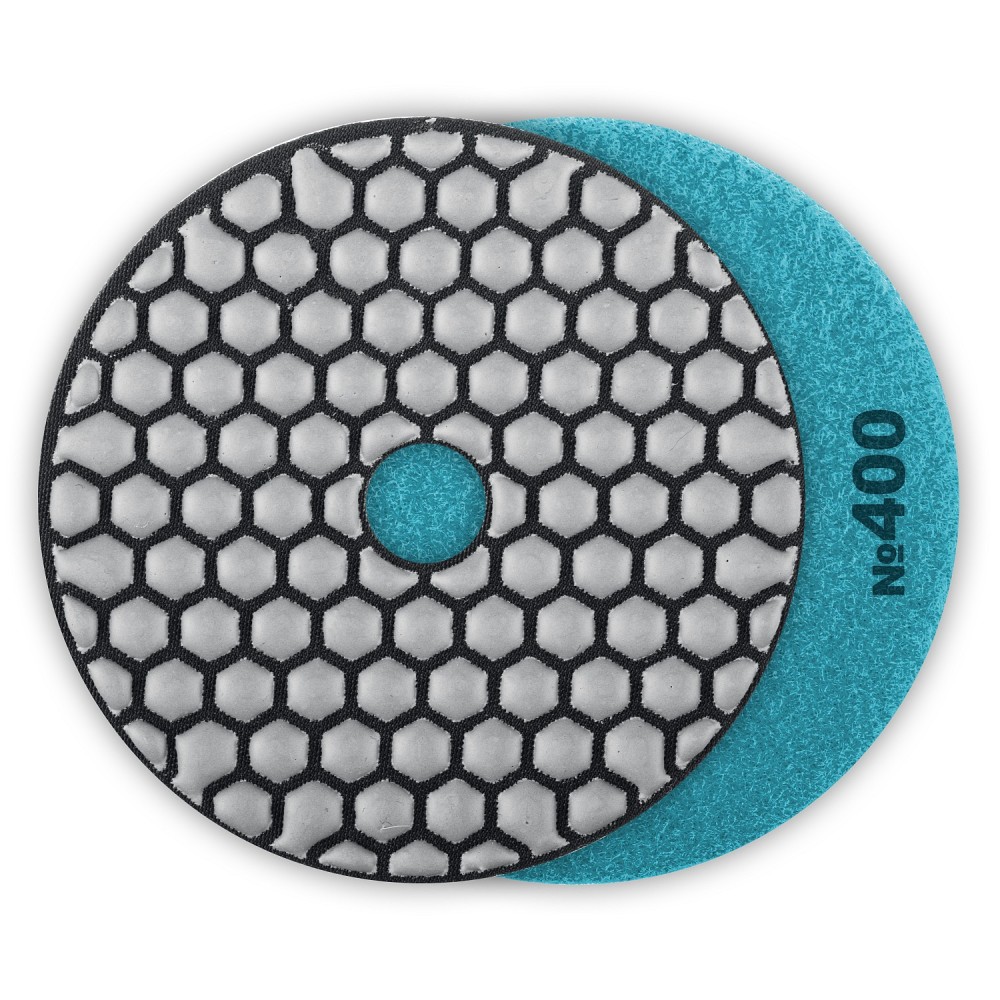 ЗУБР 100 мм, №400, сухое шлифование, алмазный гибкий шлифовальный круг АГШК, Профессионал (29868-400)