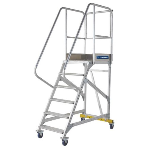 Вышка - стремянка разборная на колесах (300кг+150кг) MEGAL ВС3-2.0