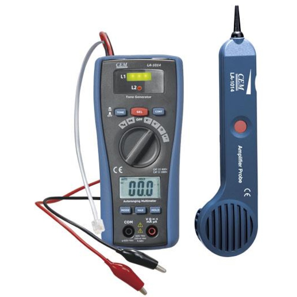 Тестер-мультиметр, для поиска скрытой проводки СЕМ LA-1014