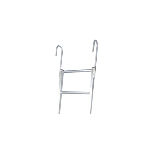 Лестница навесная алюминиевая с крюками MEGAL ЛНАак - 2,0 (450)