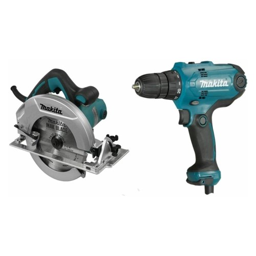 Набор инструментов Makita DK0118 (Дисковая пила HS7600 + Дрель DF0300)