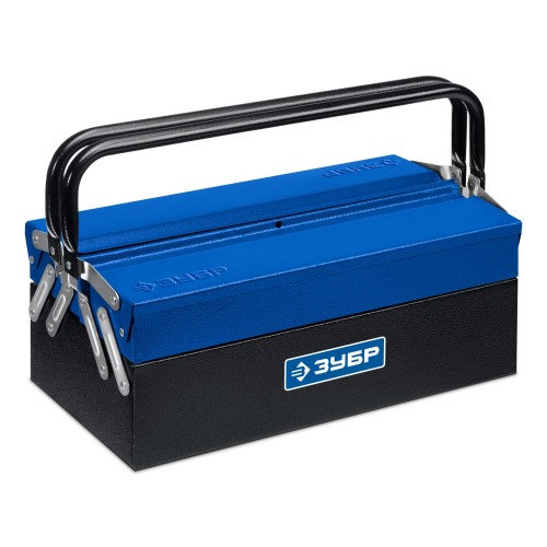 ЗУБР ЯРУС-3/17, 430 х 210 х 205 мм, (17_), Металлический раздвижной ящик для инструментов, Профессионал (38356-17)