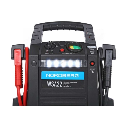 Пусковое портативное устройство 12 В, 22 А·ч NORDBERG WSA22