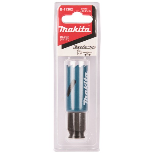 Коронка Makita Ezychange 24мм биметаллическая (B-11302)