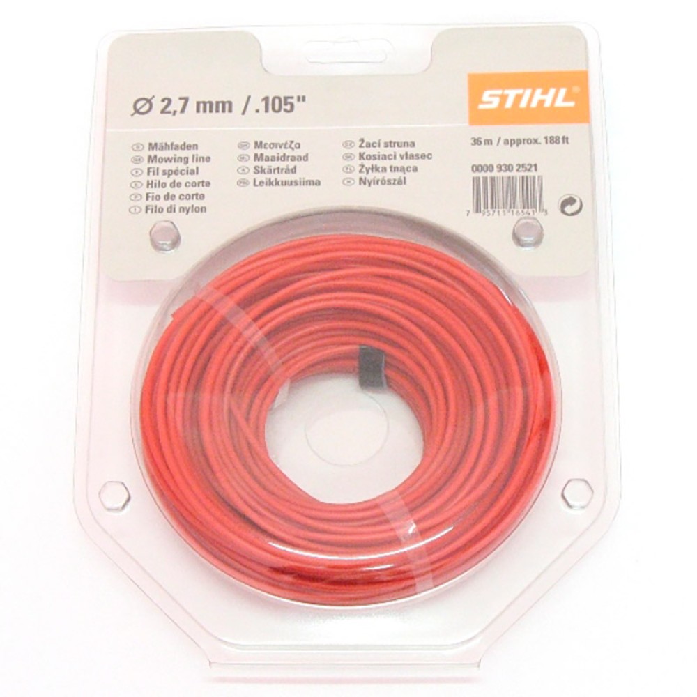 Леска для триммера Stihl 2.7мм круглая 10.7м (9302218)