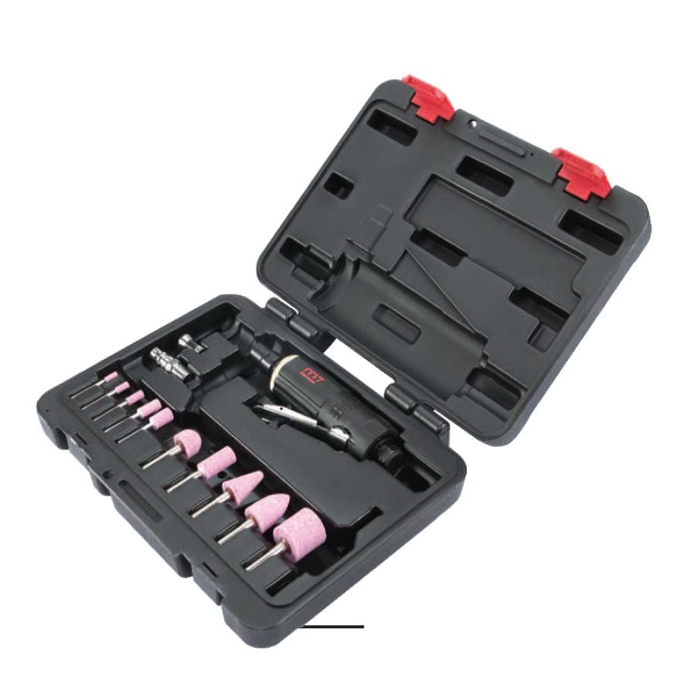 Пневматическая бормашина (шарошка) 3 - 6 мм, 25000 об/мин, с набором принадлежностей, 15 предметов M