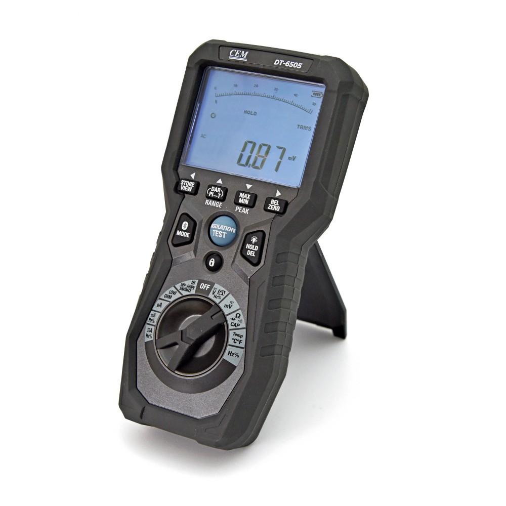 Тестер изоляции & Микроомметр с функцией Мультиметра TRMS СЕМ DT-6505