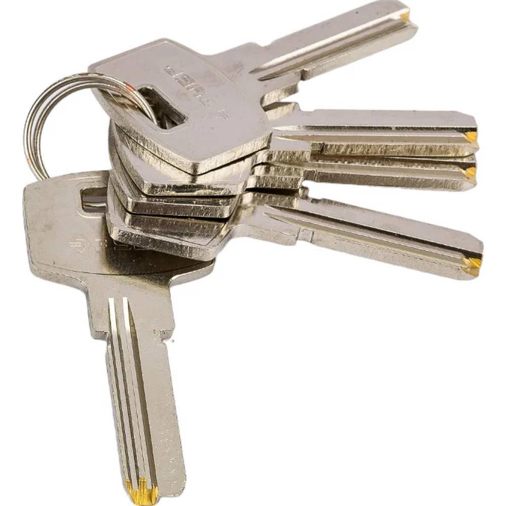 Заготовка ключа ЗУБР для цилиндровых механизмов, компьютерный тип 5 шт (52196)