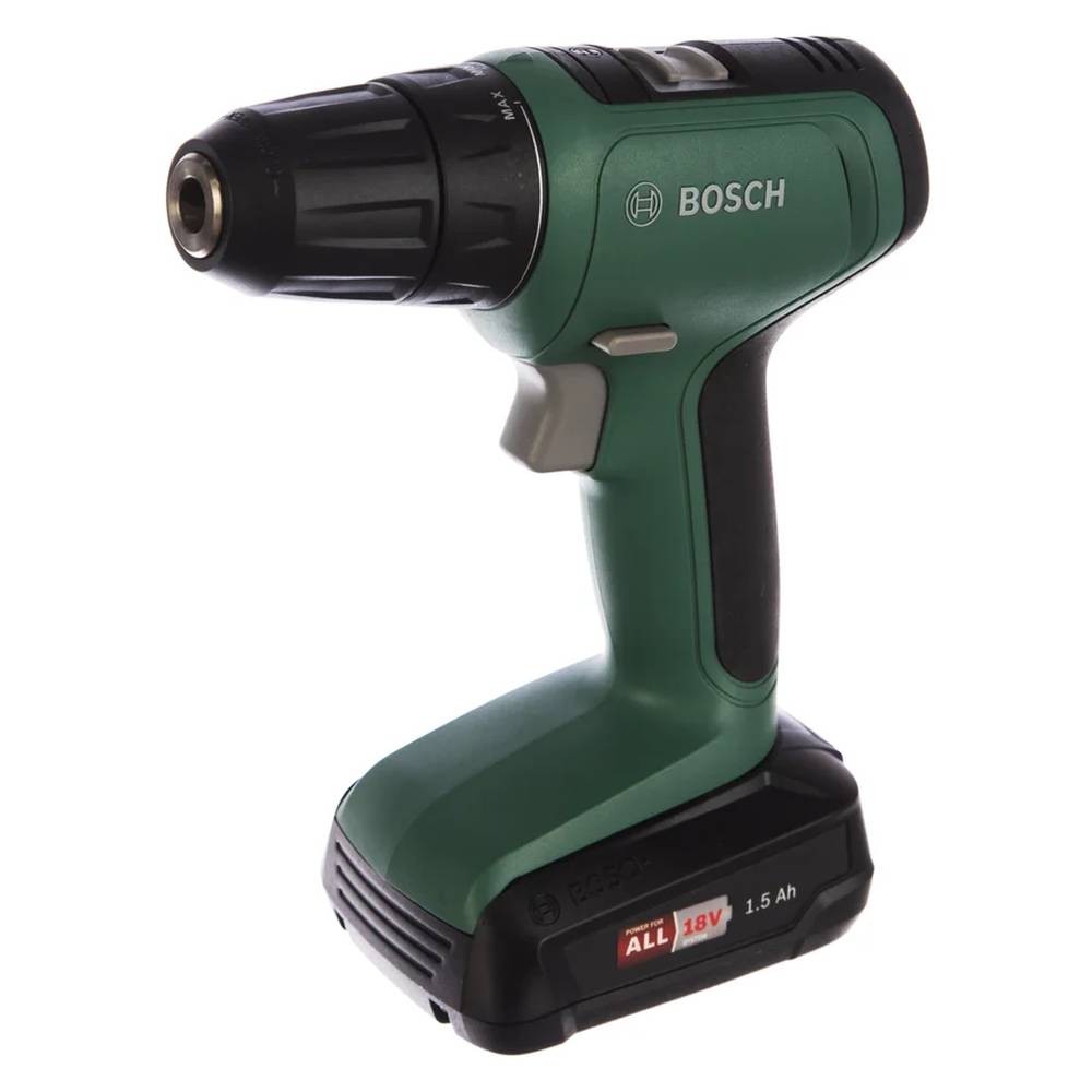 Аккумуляторная дрель-шуруповерт Bosch UniversalDrill 18V (2x1,5 Ah) + AL 1810