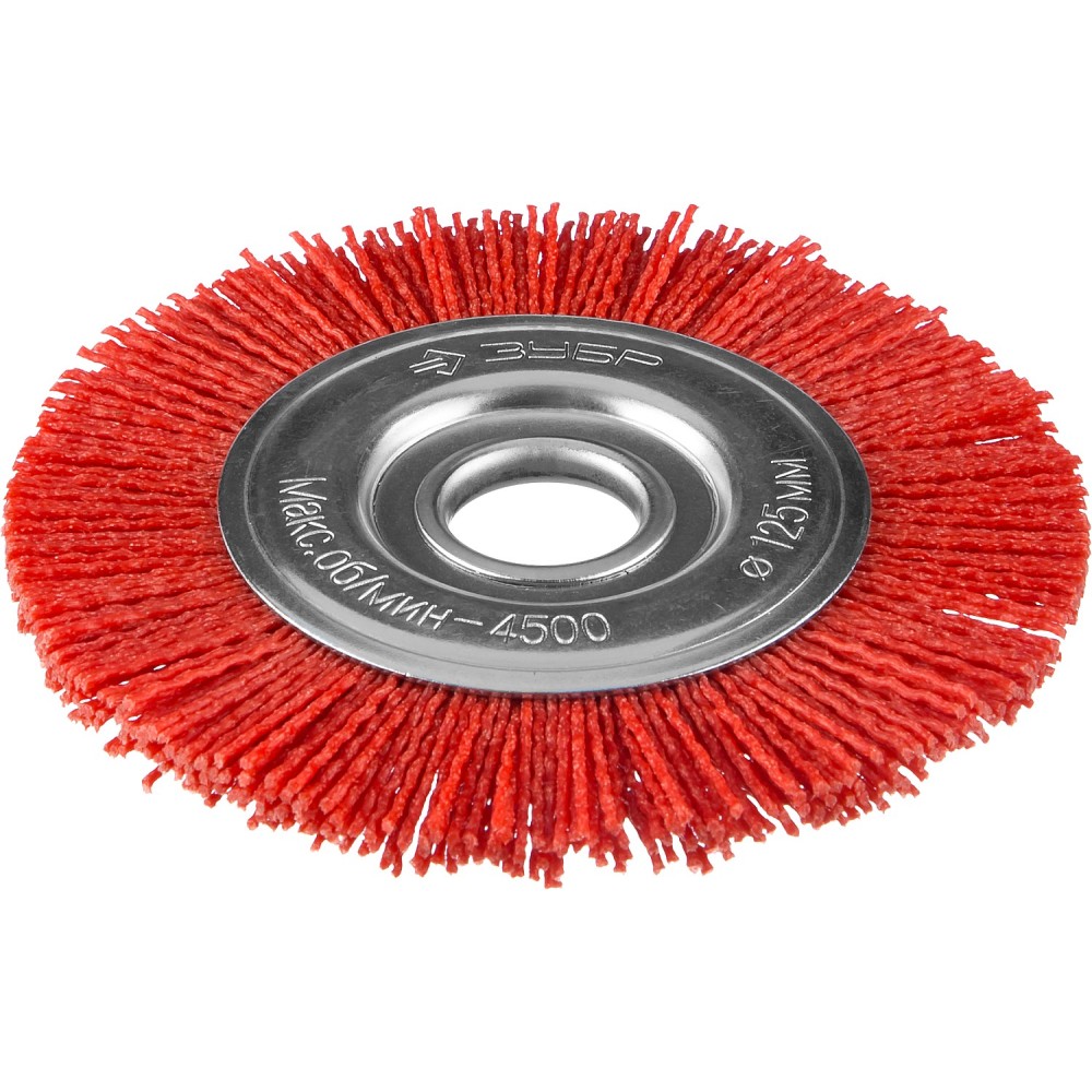 ЗУБР 125 мм, нейлоновая проволока, щетка дисковая для УШМ, Профессионал (35160-125)