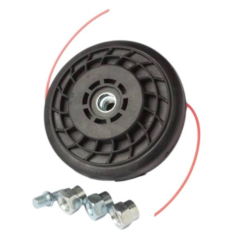 Шпулька для триммеров и кусторезов REDVERG, универсальная полуавтомат 4 адаптера (990422)