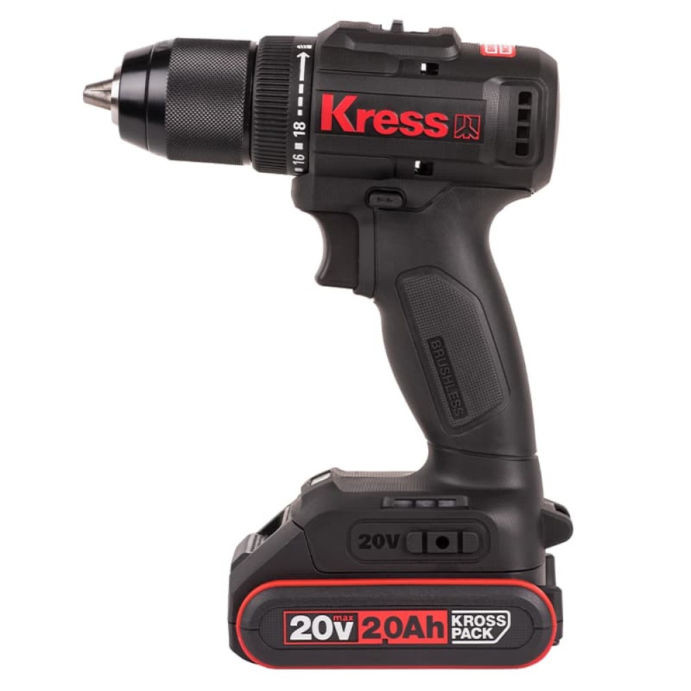 Аккумуляторная дрель-шуруповерт KRESS KU212.1