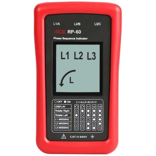 Индикатор чередования фаз RGK RP-60