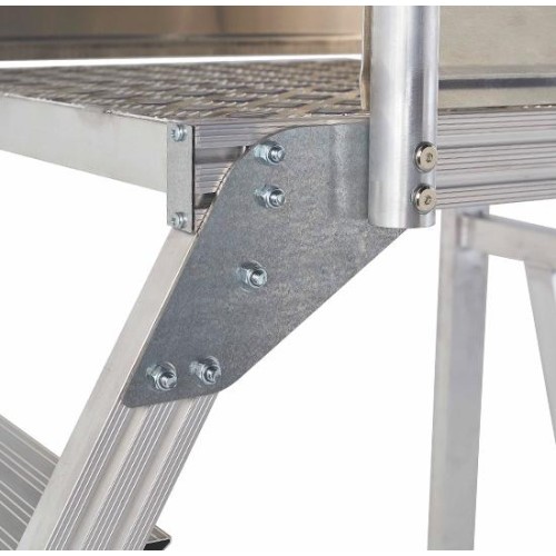 Вышка - стремянка разборная на колесах (300кг+150кг) MEGAL ВС3-3.0