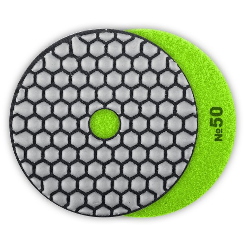 ЗУБР 100 мм, №50, сухое шлифование, алмазный гибкий шлифовальный круг АГШК, Профессионал (29868-050)