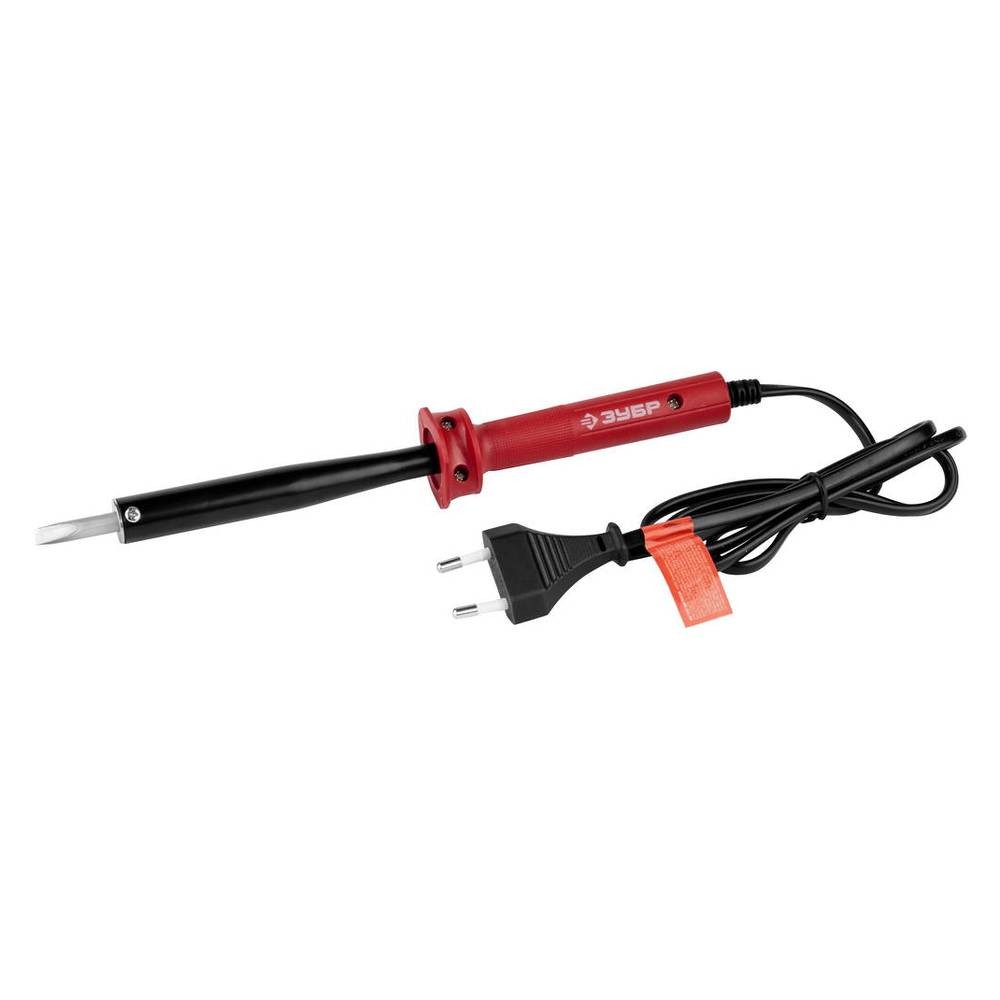 80 Вт, клин, электропаяльник с пластиковой рукояткой (55400-80)