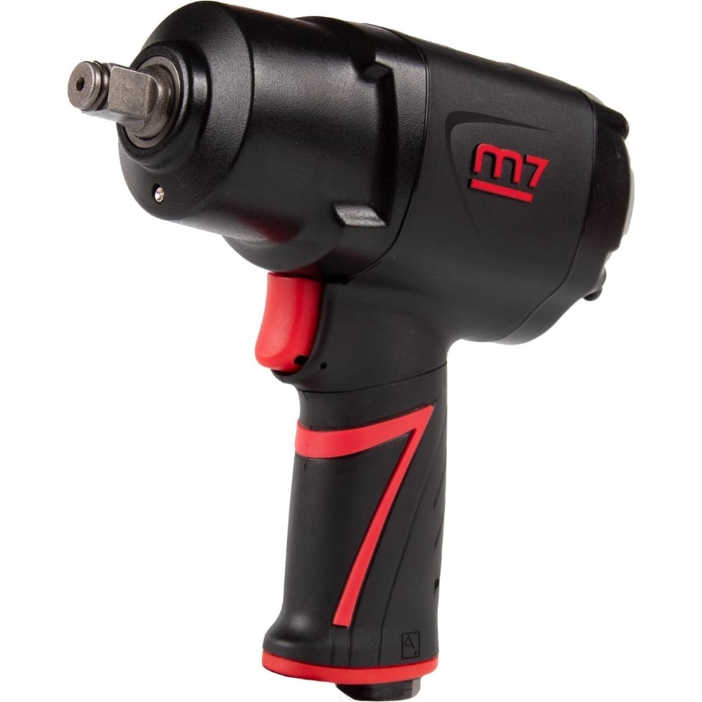 Гайковерт пневматический ударный MIGHTY SEVEN 1/2", 1627 Нм, в комплекте налобный фонарь