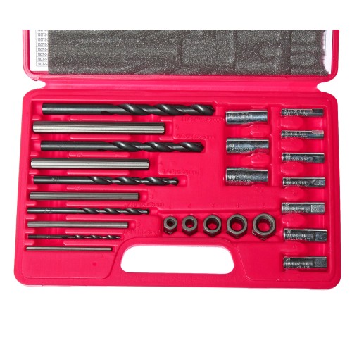 Набор экстракторов 5-16мм для болтов с сорванной внутренней резьбой (в кейсе) 25 предметов JTC /1/24