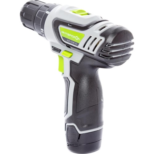 Аккумуляторная дрель-шуруповерт ИНТЕРСКОЛ ДА-12 ЭР-01 ДМ