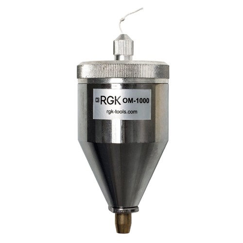 Регулируемый отвес RGK OM-1000 маркшейдерский со съёмным шнуром 1000 г