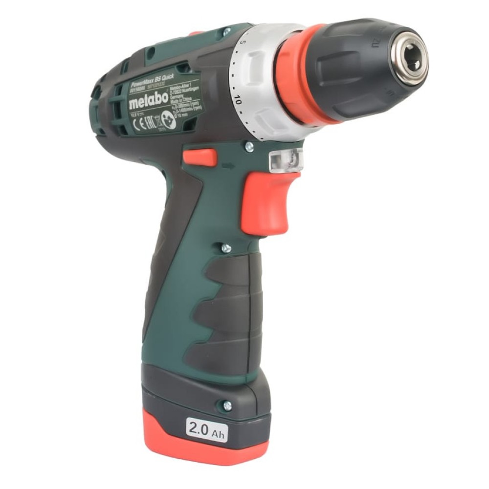 Аккумуляторная дрель-шуруповерт Metabo PowerMaxx BS Quick Basic
