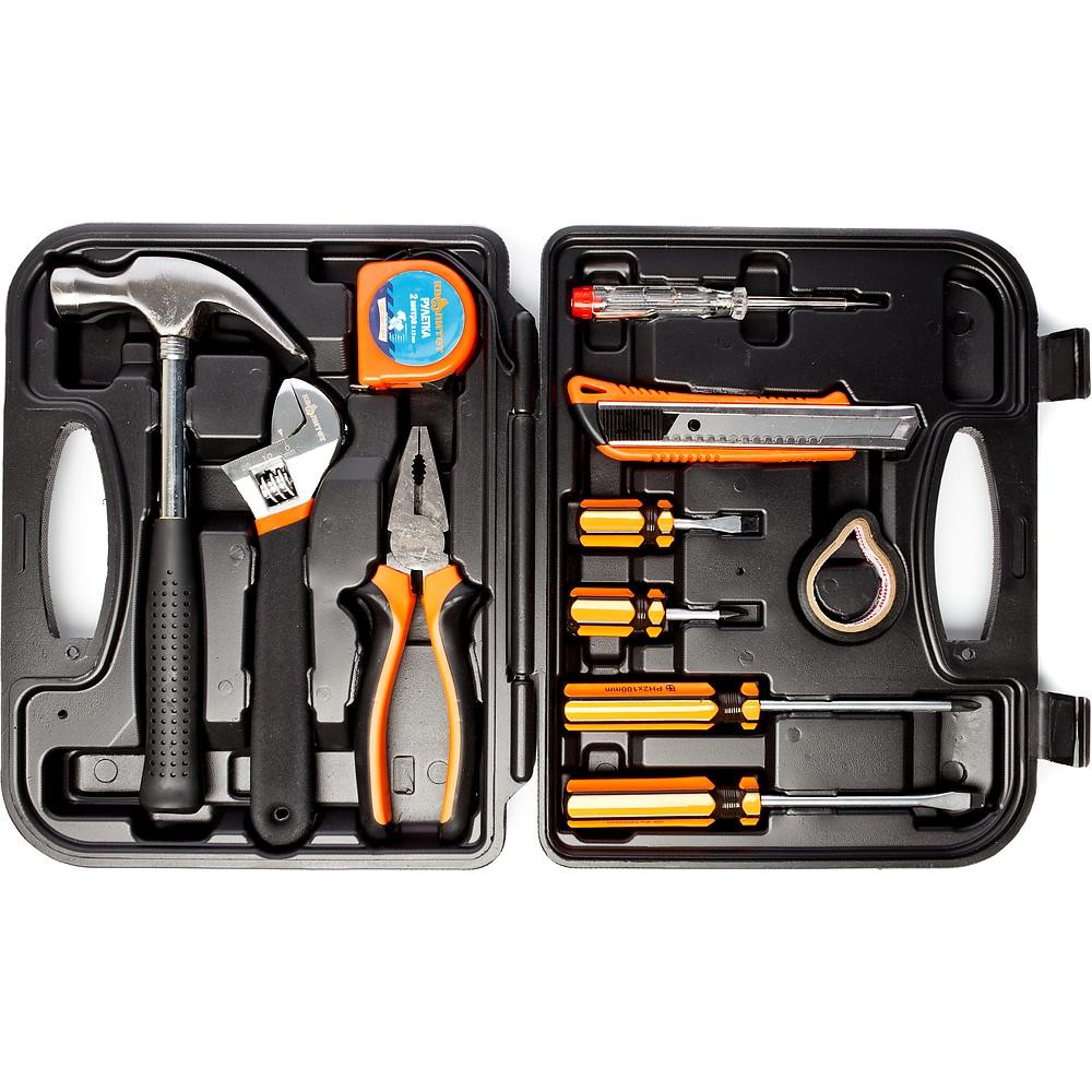 Набор домашнего мастера "Сделай сам" Квалитет 11 предметов (кейс)