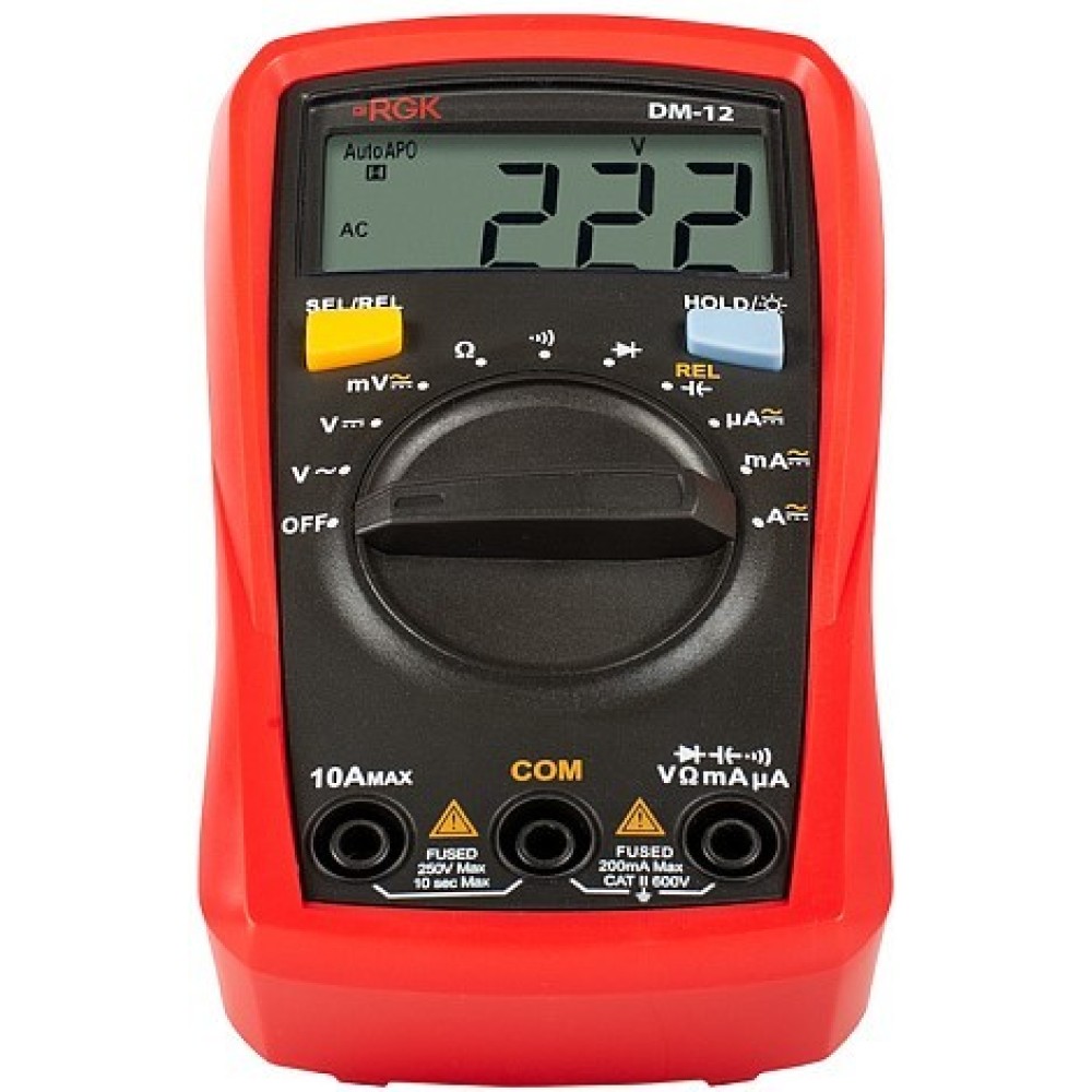 Цифровой мультиметр RGK DM-12