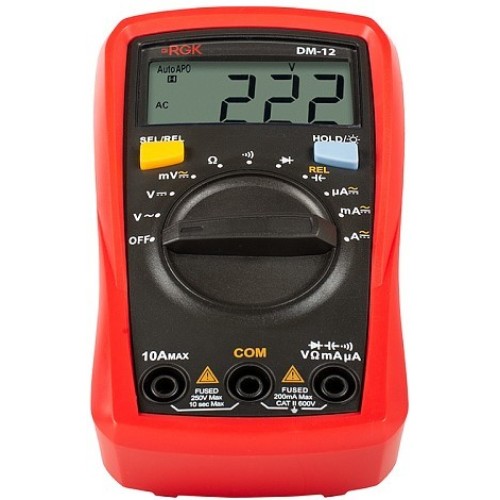 Цифровой мультиметр RGK DM-12