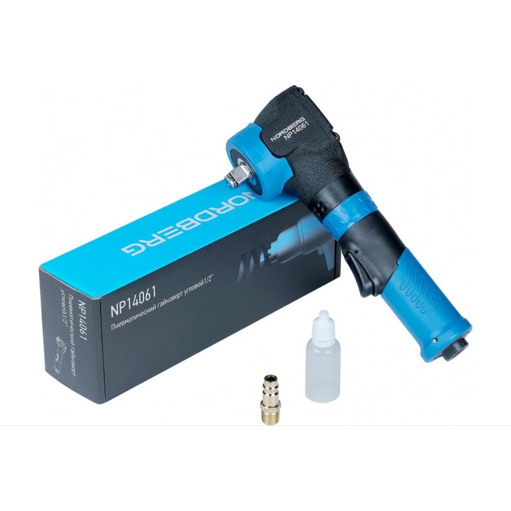 Пневмогайковерт угловой ударный NORDBERG 1/2" 500 Нм