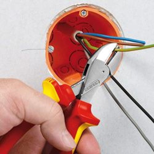 X-Cut Бокорезы VDE, 160 мм, хром, 2-комп диэлектрические ручки, коробчатый шарнир