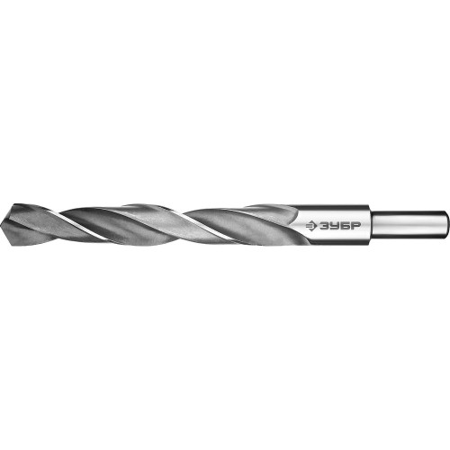 ЗУБР ПРОФ-В, 15.0 х 169 мм, сталь Р6М5, класс В, проточенный хвостовик, сверло по металлу, Профессионал (29621-15)