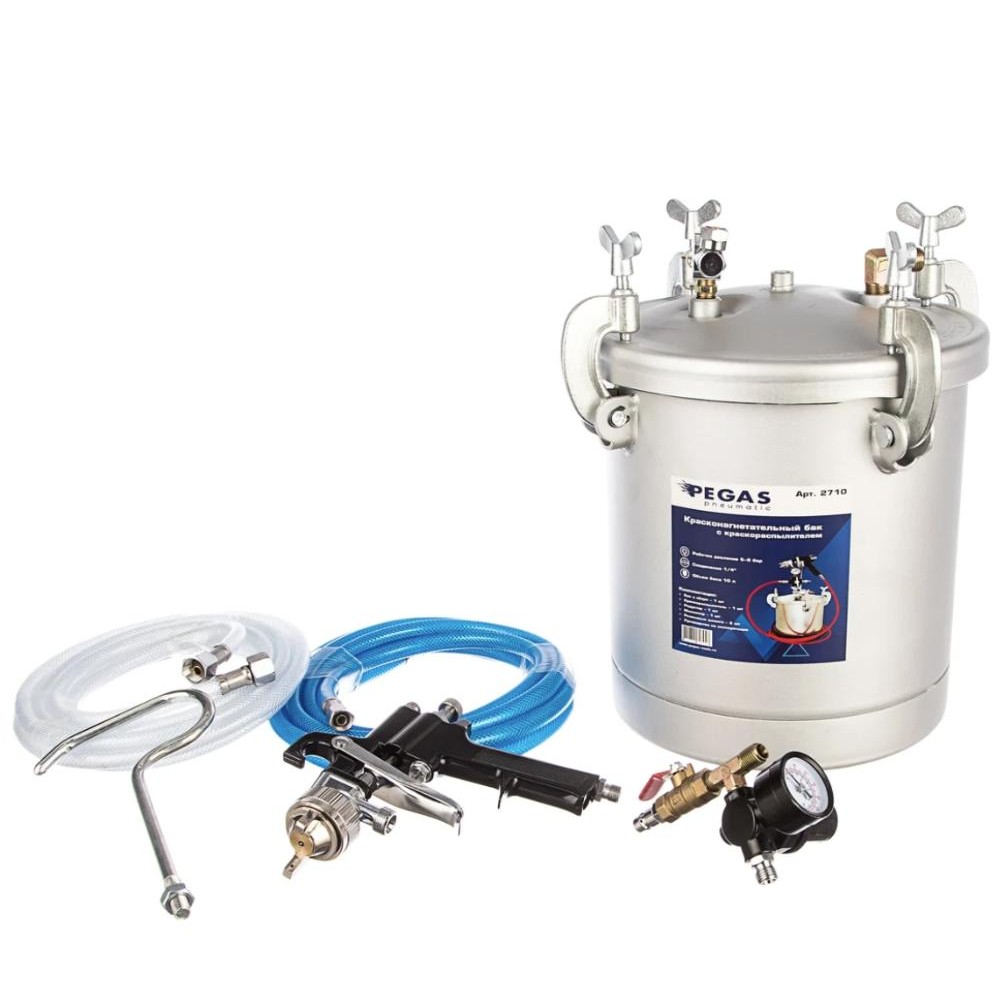 Красконагнетательный бак Pegas pneumatic профессиональный бак 10 л