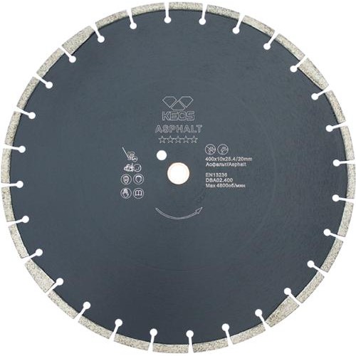 Диск алмазный KEOS Standart сегментный (асфальт) 500мм/25.4(DBA02.500S)