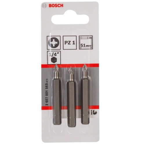 Набор бит Bosch Pz1х51мм 3шт (569)
