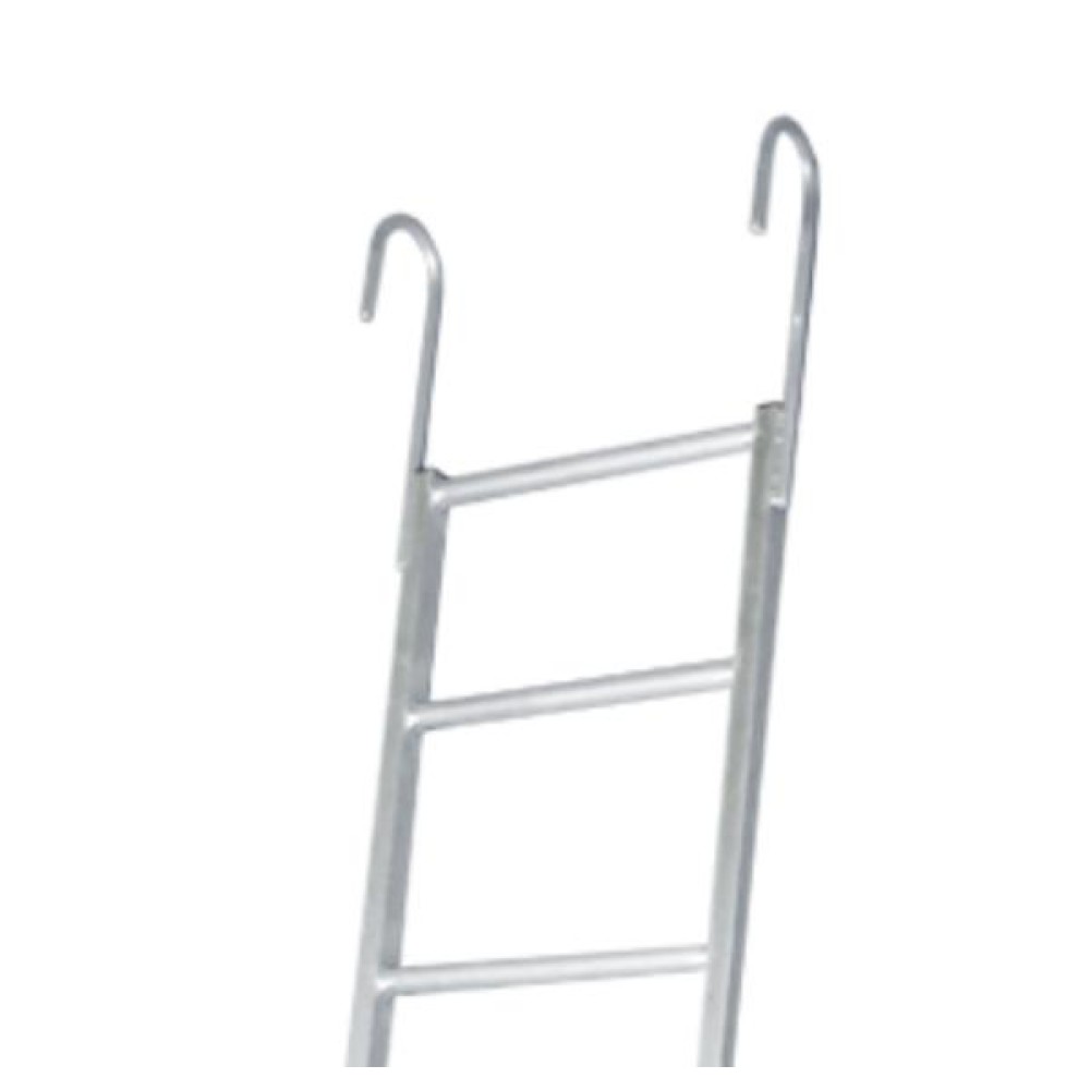 Лестница навесная алюминиевая с крюками MEGAL ЛНАак - 3,0 (450)
