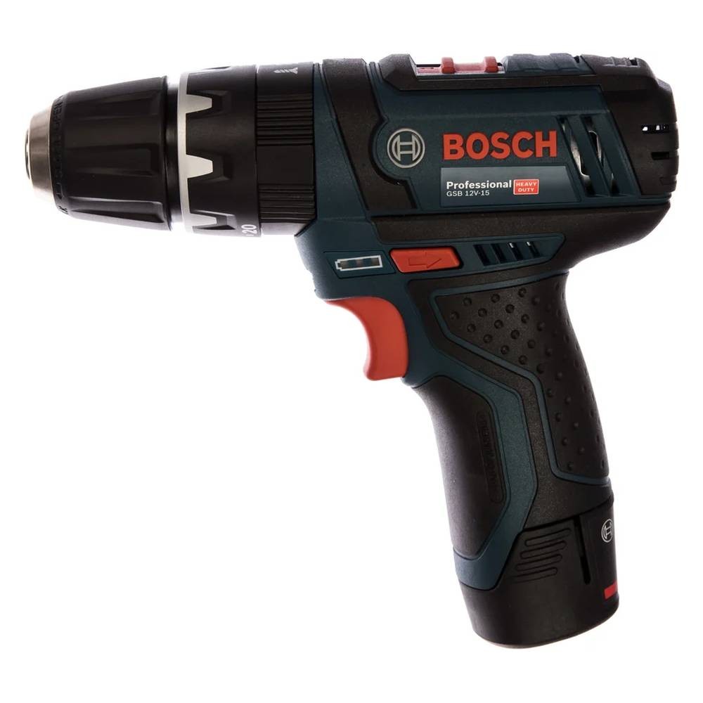 Аккумуляторная дрель-шуруповерт Bosch GSB 12V-15 Professional ударная