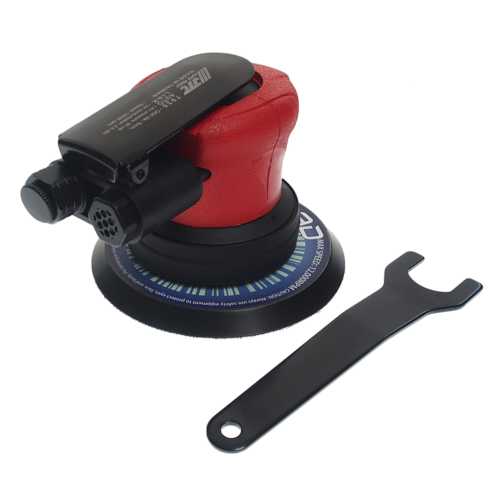 Машинка пневматическая шлифовальная 12000об/мин.,90PSI,диск 5",(без отверстия) орбита 5мм JTC