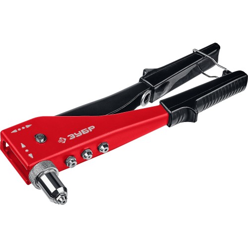 ЗУБР M-180, 90 - 180°, 2.4 - 4.8 мм, 270 мм, переставной заклёпочник (31199)