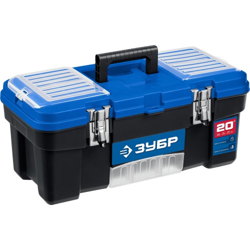ЗУБР ДЕСНА-20, 508 x 256 x 225 мм, (20_), Пластиковый ящик для инструментов (38181-20)