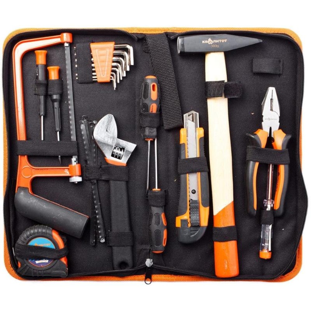Набор домашнего мастера "Сделай сам" Квалитет 19 предметов (пенал)