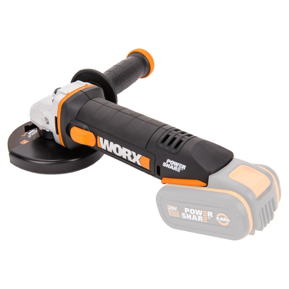 Машина шлифовальная угловая аккумуляторная WORX WX803.9 (без АКБ и ЗУ)