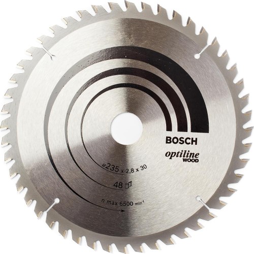 Диск пильный по дереву Bosch Optiline 235х30/25мм 48T (727)