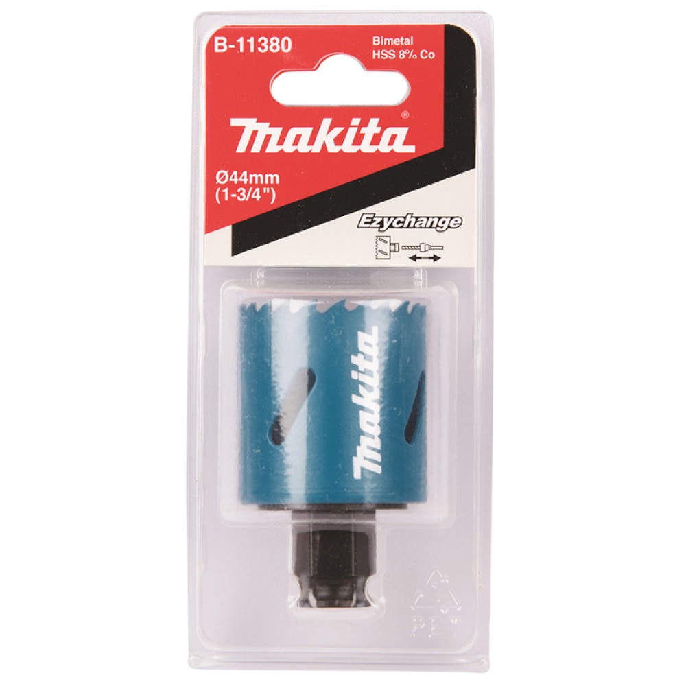 Коронка Makita Ezychange 44мм биметаллическая (B-11380)