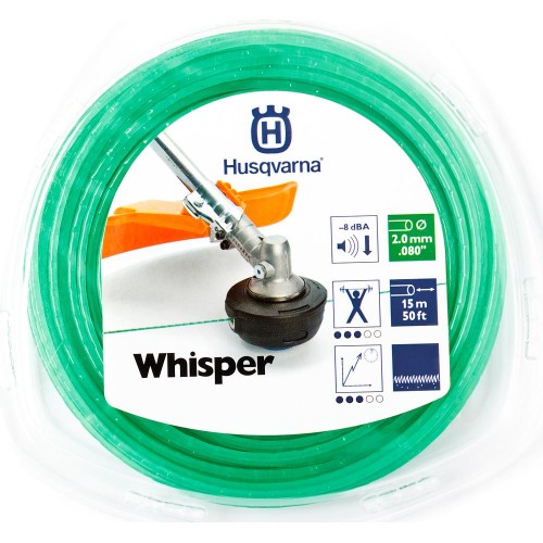 Леска для триммера Husqvarna 2мм круглая бесшумная 15м (5310092-11)
